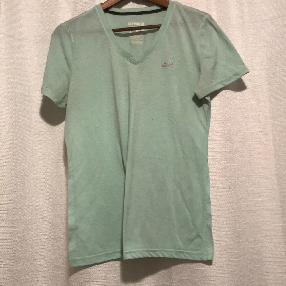 Light green adidas shirt